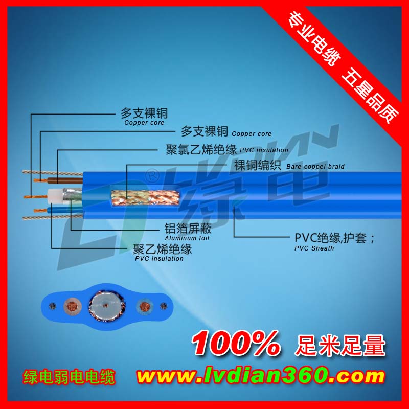 高清同軸電梯電纜